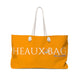 The Heaux Bag by EmojiTease (OrangeWhite)